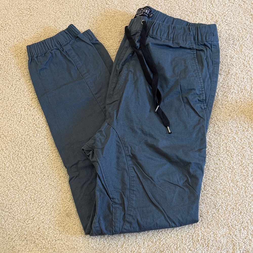 Cotton On Men's Drawstring Joggers - Slate Blue